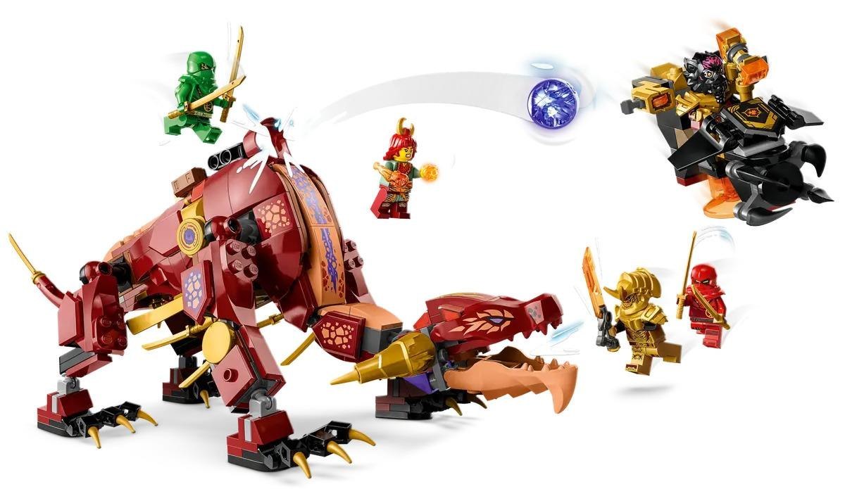 LEGO® Ninjago - Un dragon de lave qui se transforme en une vague de feu